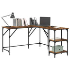 Schreibtisch Altholz 139 x 139 x 75 cm Holzwerkstoff