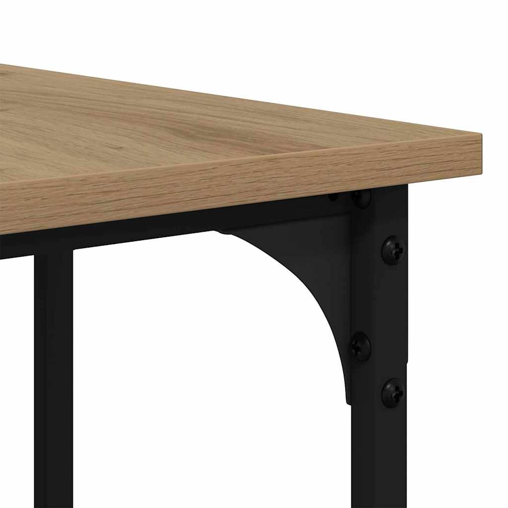 Schreibtisch Artisan-Eiche 139 x 139 x 75 cm Holzwerkstoff