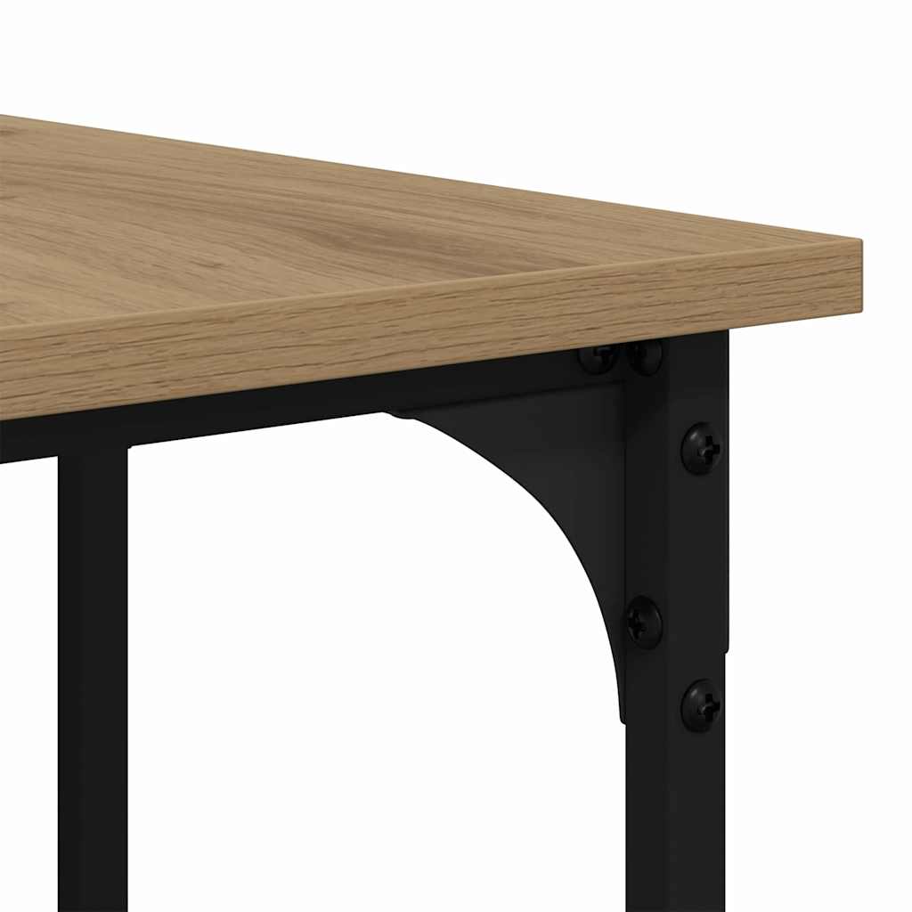 Schreibtisch Artisan-Eiche 139 x 139 x 75 cm Holzwerkstoff