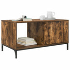 Couchtisch Geräucherte Eiche 90 x 49 x 46 cm Holzwerkstoff
