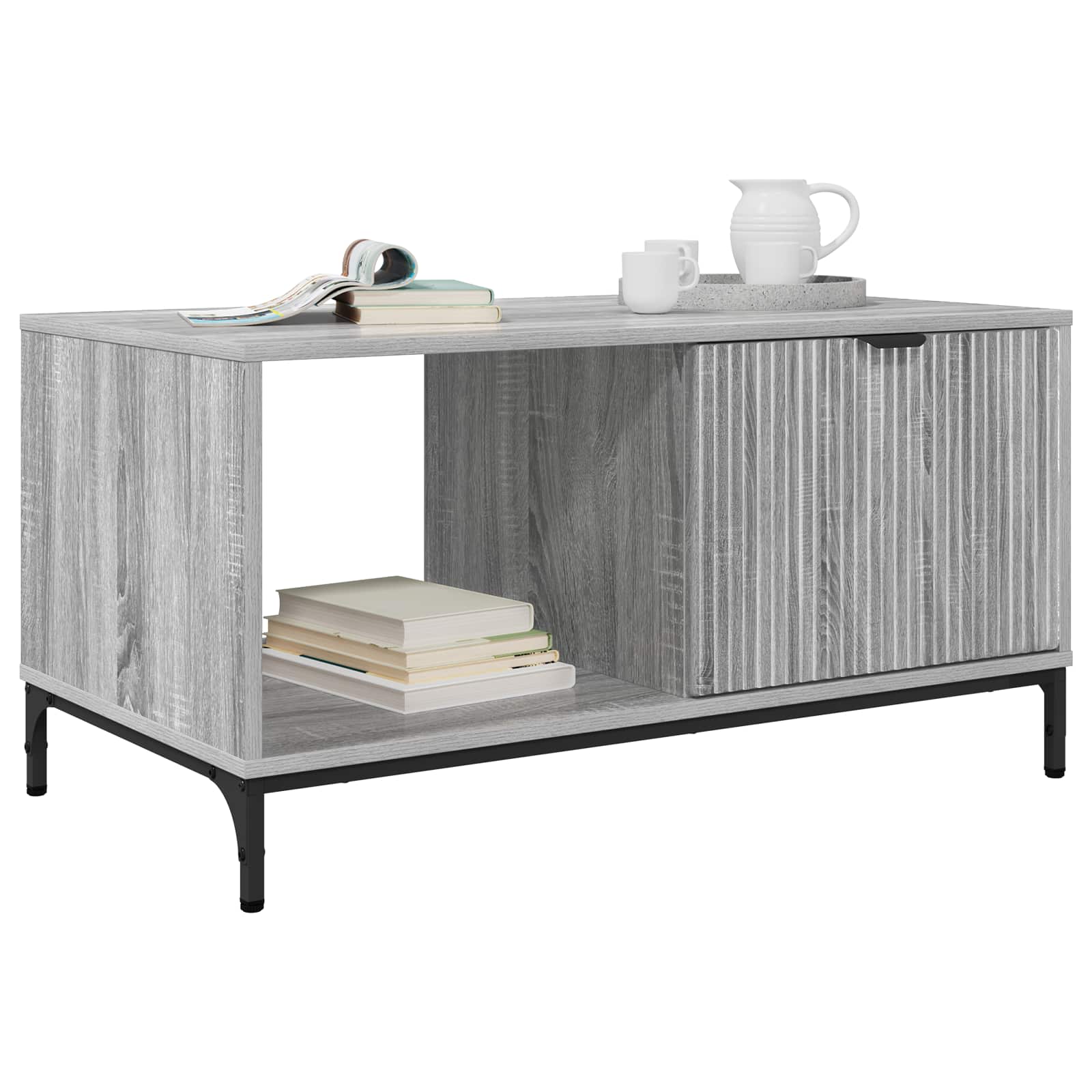 Couchtisch Graues Sonoma 90 x 49 x 46 cm Holzwerkstoff