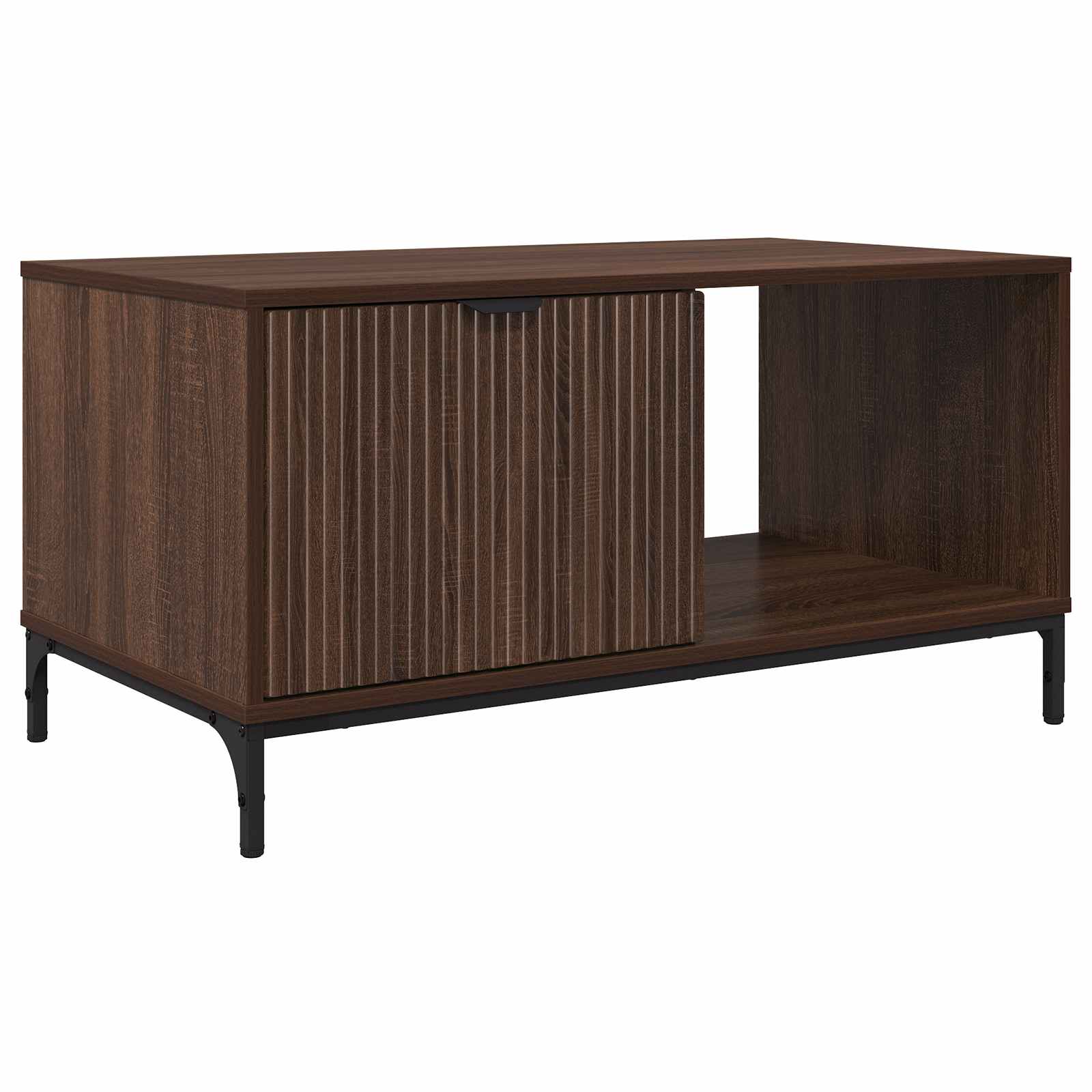 Couchtisch Braun Eichen-Optik 90 x 49 x 46 cm Holzwerkstoff