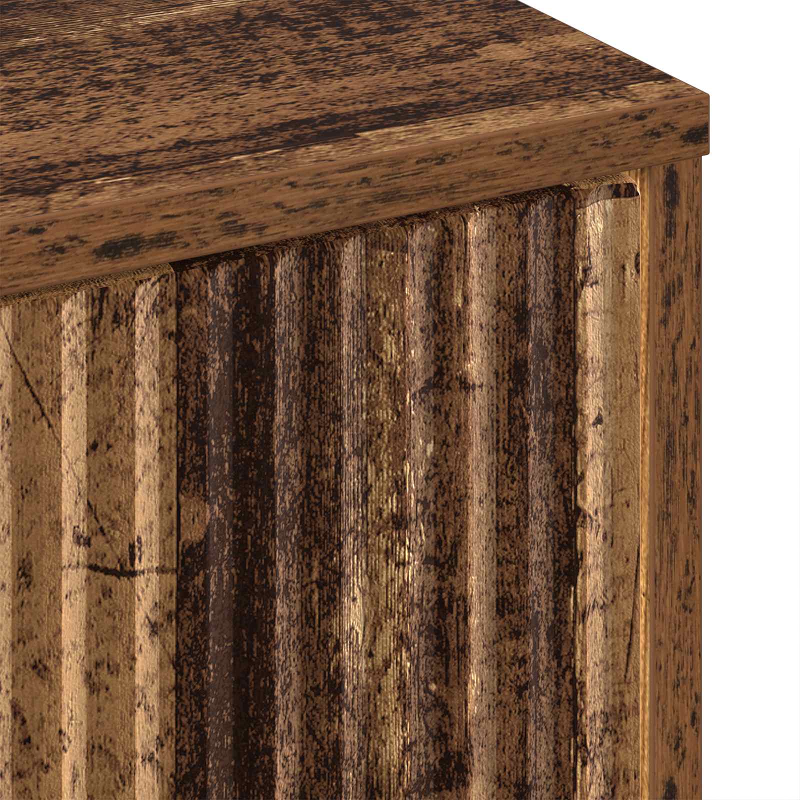 Couchtisch mit Schubladen Altholz 90 x 49 x 46 cm Holzwerkstoff