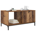 Couchtisch mit Schubladen Altholz 90 x 49 x 46 cm Holzwerkstoff