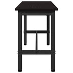 Esstischbank 2 pcs Schwarz Eichen-Optik 100 x 32,5 x 48,5 cm