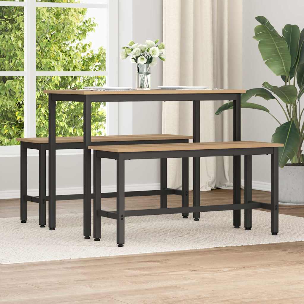 Esstischbank Artisan-Eiche 100 x 32,5 x 48,5 cm