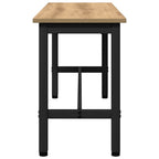 Esstischbank 2 pcs Artisan-Eiche 100 x 32,5 x 48,5 cm