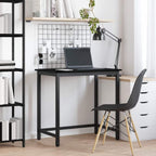 Tisch Schwarz Eichen-Optik 100 x 50 x 76,5 cm