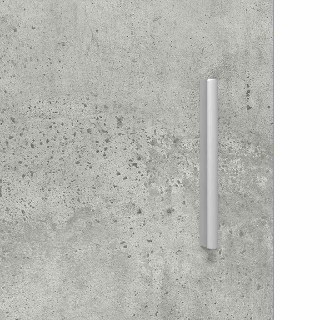 Holzschrank Beton Grau 50 x 29 x 100 cm Holzwerkstoff