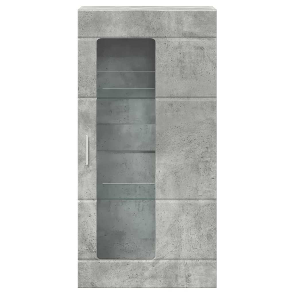 Holzschrank Beton Grau 50 x 29 x 100 cm Holzwerkstoff