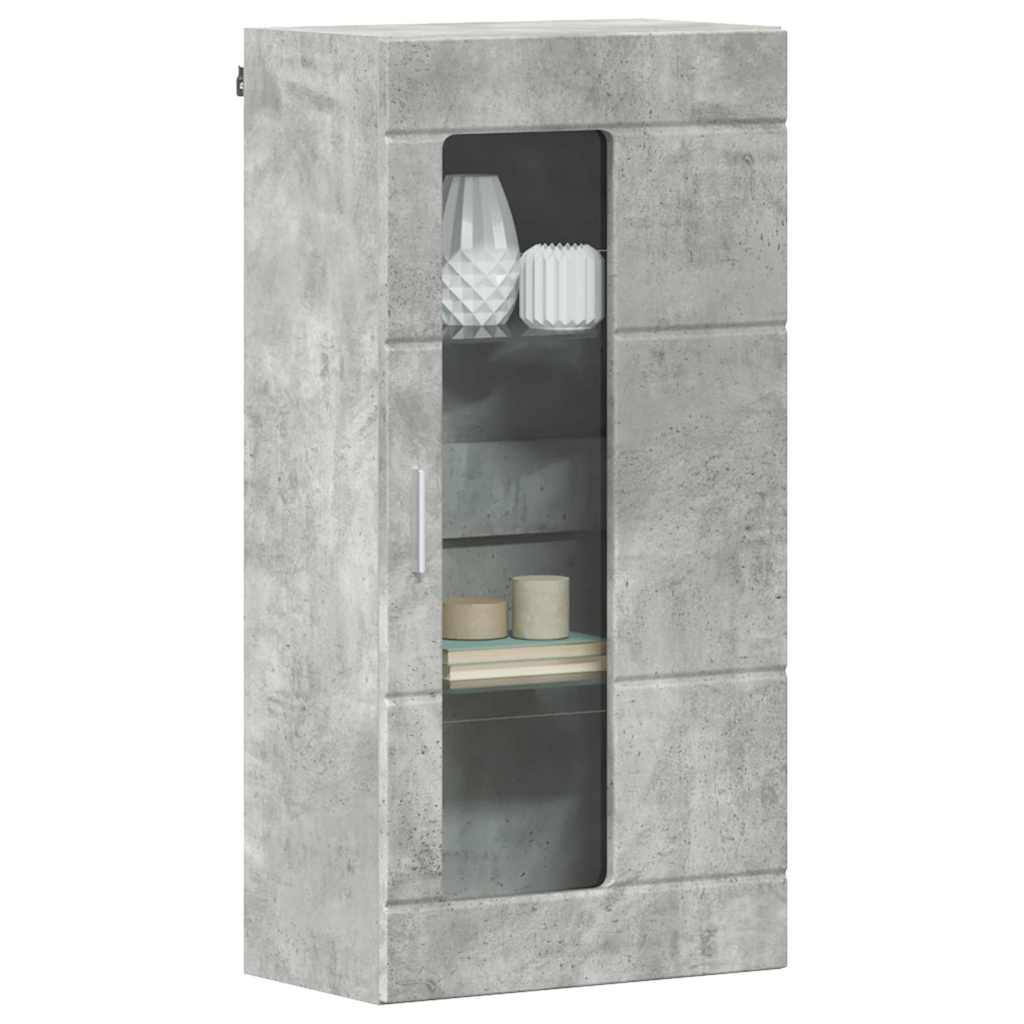 Holzschrank Beton Grau 50 x 29 x 100 cm Holzwerkstoff