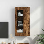 Holzschrank Geräucherte Eiche 50 x 29 x 100 cm Holzwerkstoff