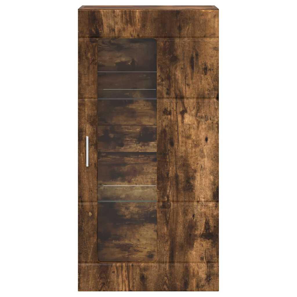 Holzschrank Geräucherte Eiche 50 x 29 x 100 cm Holzwerkstoff