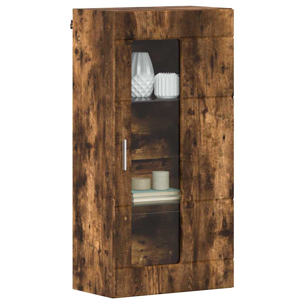 Holzschrank Geräucherte Eiche 50 x 29 x 100 cm Holzwerkstoff