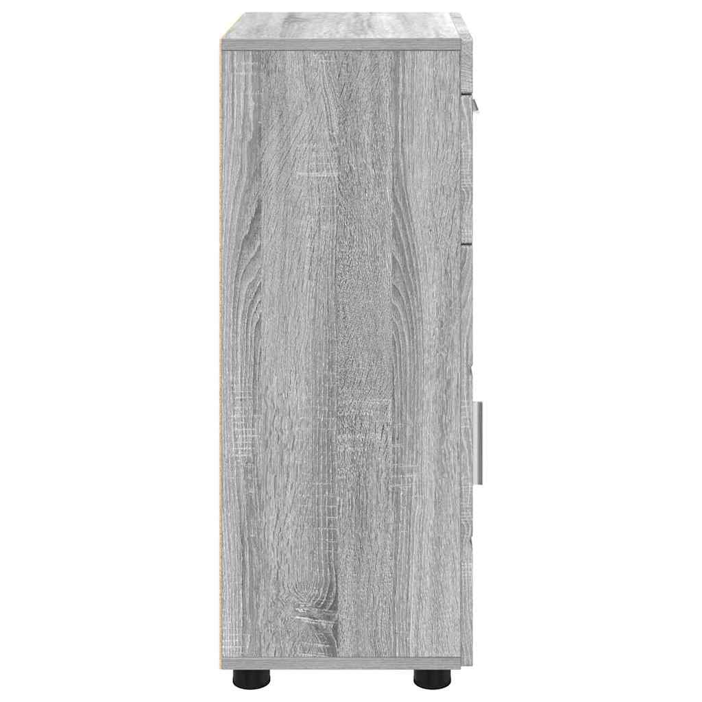 Holzschrank Graues Sonoma 50 x 29 x 100 cm Holzwerkstoff