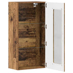 Holzschrank mit Speicher Altholz 50 x 29 x 100 cm Holzwerkstoff