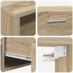 Holzschrank Sonoma-Eiche 150 x 39 x 30 cm Holzwerkstoff