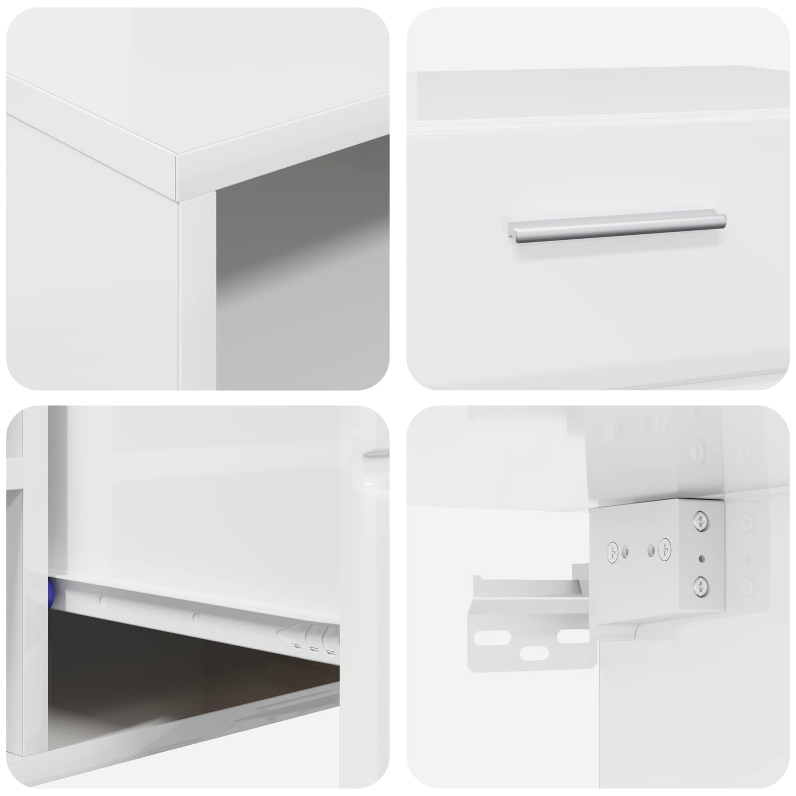 Holzschrank Beton Grau 100,5 x 39 x 30 cm Holzwerkstoff