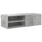 Holzschrank Hochglanz Weiß 100,5 x 39 x 30 cm Holzwerkstoff