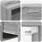 Holzschrank Graues Sonoma 100,5 x 39 x 30 cm Holzwerkstoff