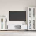 Sideboard mit Tür FLORIN Weiß 55,5 x 29 x 100 cm Holzwerkstoff