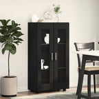 Sideboard FLORIN Schwarz 55,5 x 29 x 100 cm Holzwerkstoff