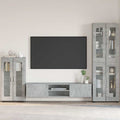 Sideboard FLORIN Beton Grau 55,5 x 29 x 100 cm Holzwerkstoff