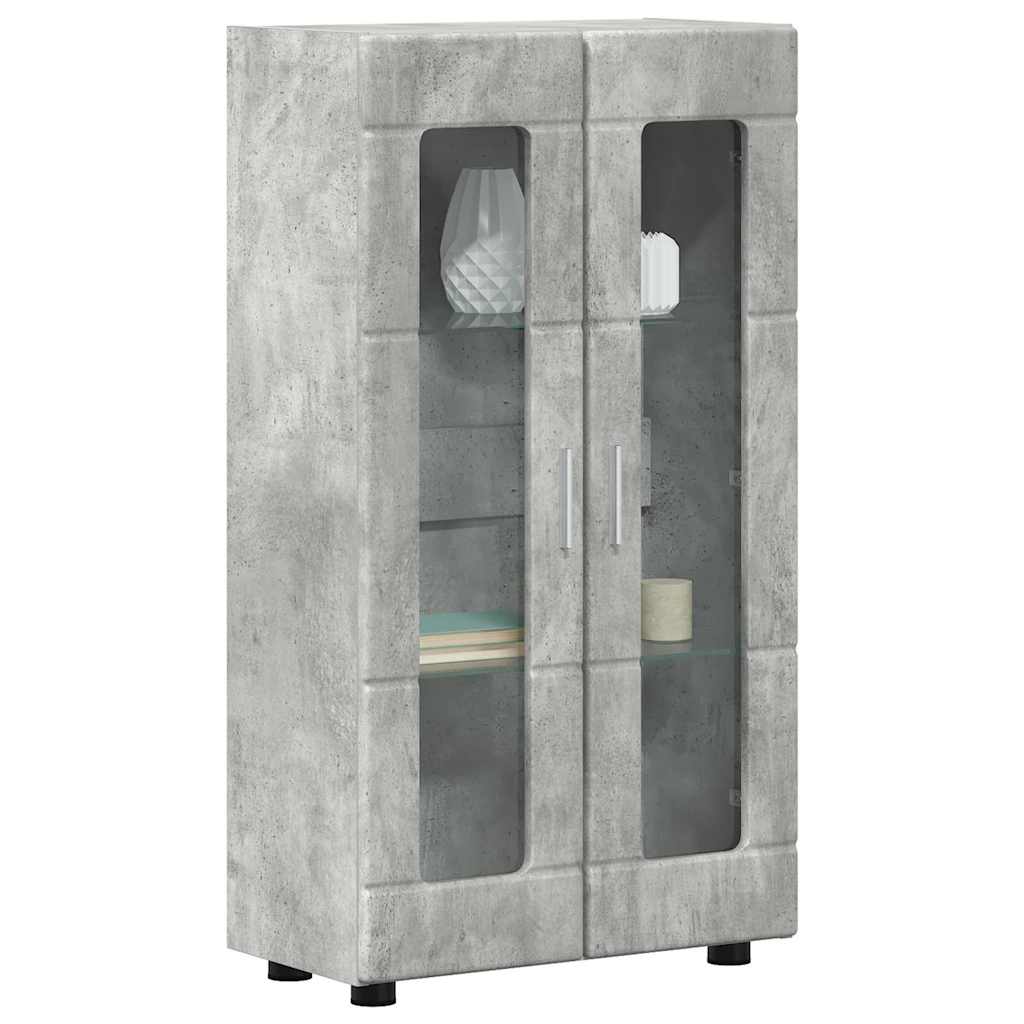 Sideboard FLORIN Beton Grau 55,5 x 29 x 100 cm Holzwerkstoff