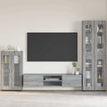Sideboard FLORIN Graues Sonoma 55,5 x 29 x 100 cm Holzwerkstoff