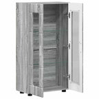 Sideboard FLORIN Graues Sonoma 55,5 x 29 x 100 cm Holzwerkstoff