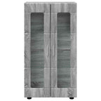Sideboard FLORIN Graues Sonoma 55,5 x 29 x 100 cm Holzwerkstoff