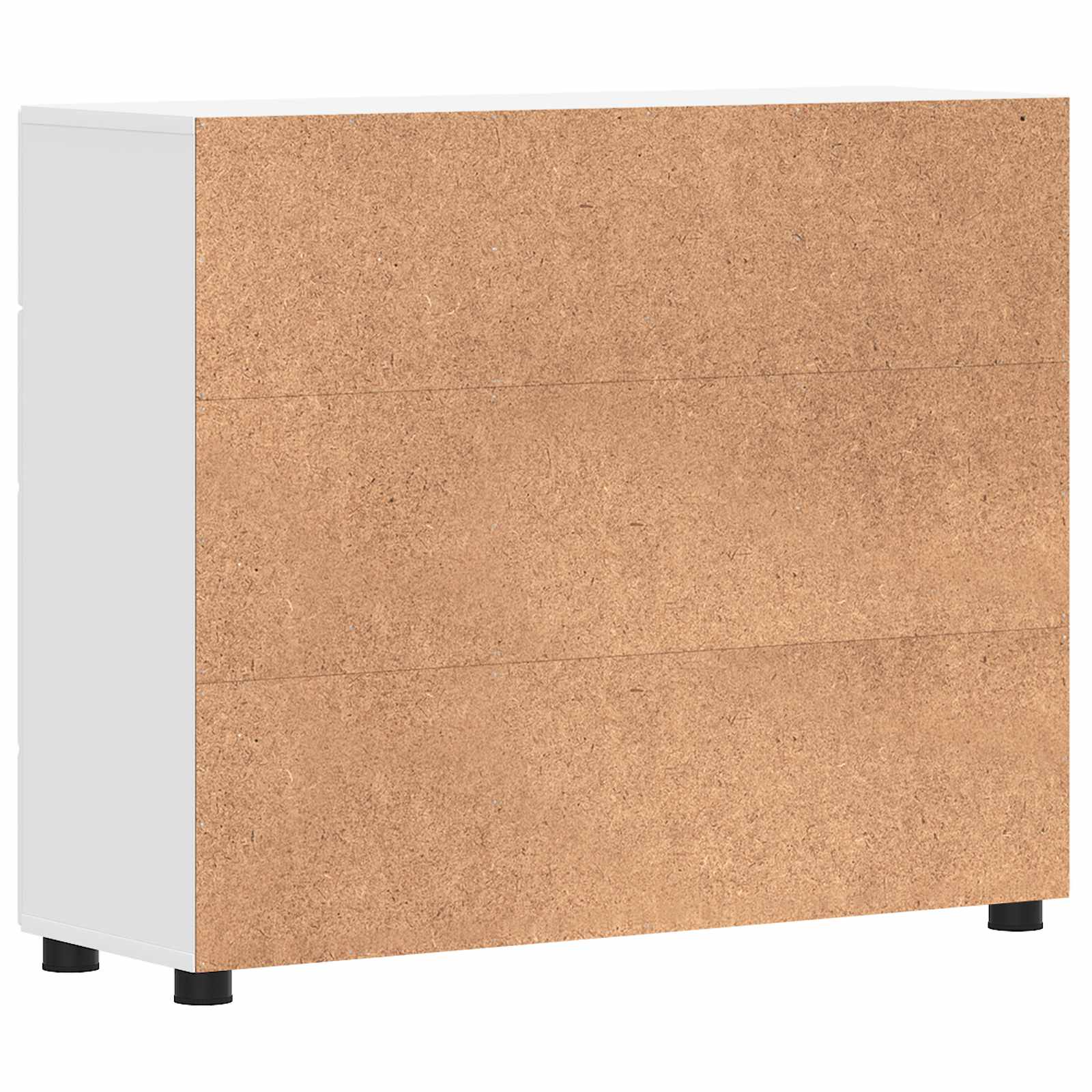 Holzschrank mit Speicher Weiß 88,5 x 30,5 x 73 cm Holzwerkstoff