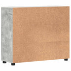 Holzschrank Beton Grau 88,5 x 30,5 x 73 cm Holzwerkstoff