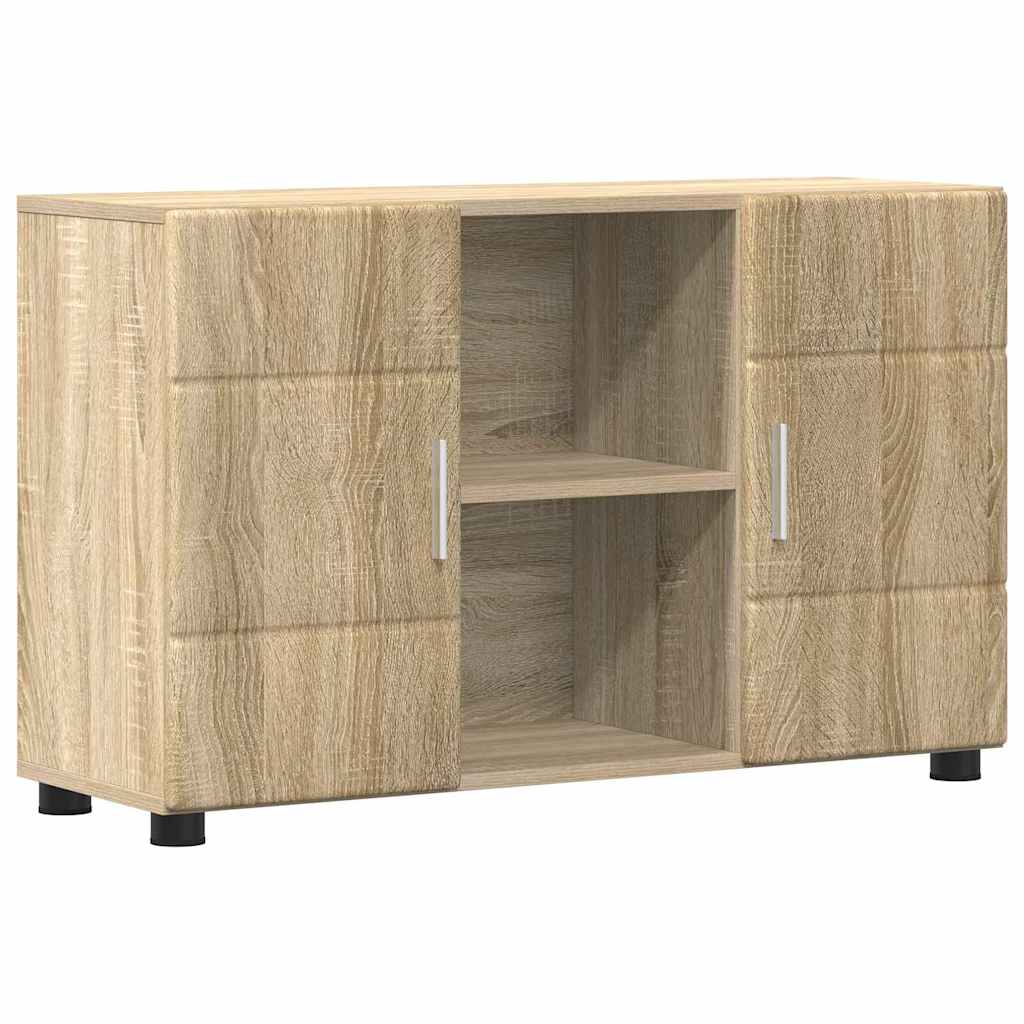 Sideboard mit Regal FLORIN Sonoma-Eiche 88,5 x 30,5 x 55,5 cm