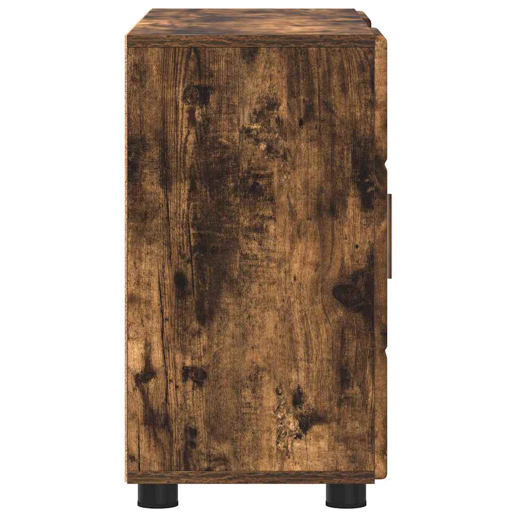 Sideboard FLORIN Geräucherte Eiche 88,5 x 30,5 x 55,5 cm