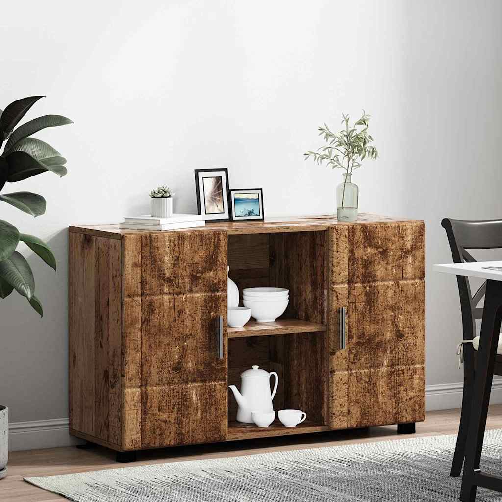 Sideboard FLORIN Altholz 88,5 x 30,5 x 55,5 cm Holzwerkstoff