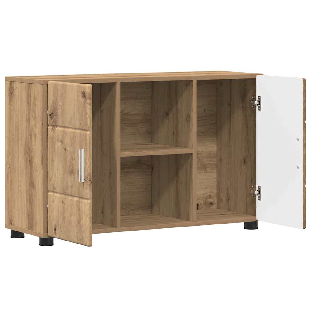Sideboard mit Regal FLORIN Artisan-Eiche 88,5 x 30,5 x 55,5 cm
