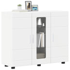Holzschrank mit Speicher Weiß 88,5 x 30,5 x 73 cm Holzwerkstoff