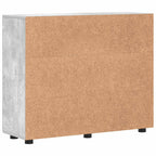 Holzschrank Beton Grau 88,5 x 30,5 x 73 cm Holzwerkstoff