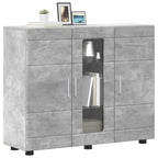 Holzschrank Beton Grau 88,5 x 30,5 x 73 cm Holzwerkstoff