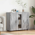 Holzschrank Graues Sonoma 88,5 x 30,5 x 73 cm Holzwerkstoff