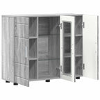 Holzschrank Graues Sonoma 88,5 x 30,5 x 73 cm Holzwerkstoff
