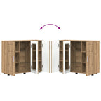 Holzschrank Artisan-Eiche 88,5 x 30,5 x 73 cm Holzwerkstoff