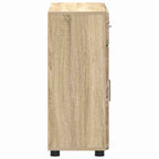 Sideboard FLORIN Sonoma-Eiche 88,5 x 30,5 x 73 cm Holzwerkstoff