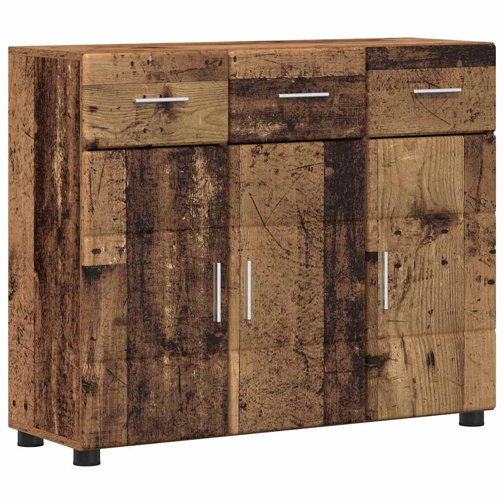 Sideboard FLORIN Altholz 88,5 x 30,5 x 73 cm Holzwerkstoff