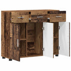 Sideboard FLORIN Altholz 88,5 x 30,5 x 73 cm Holzwerkstoff