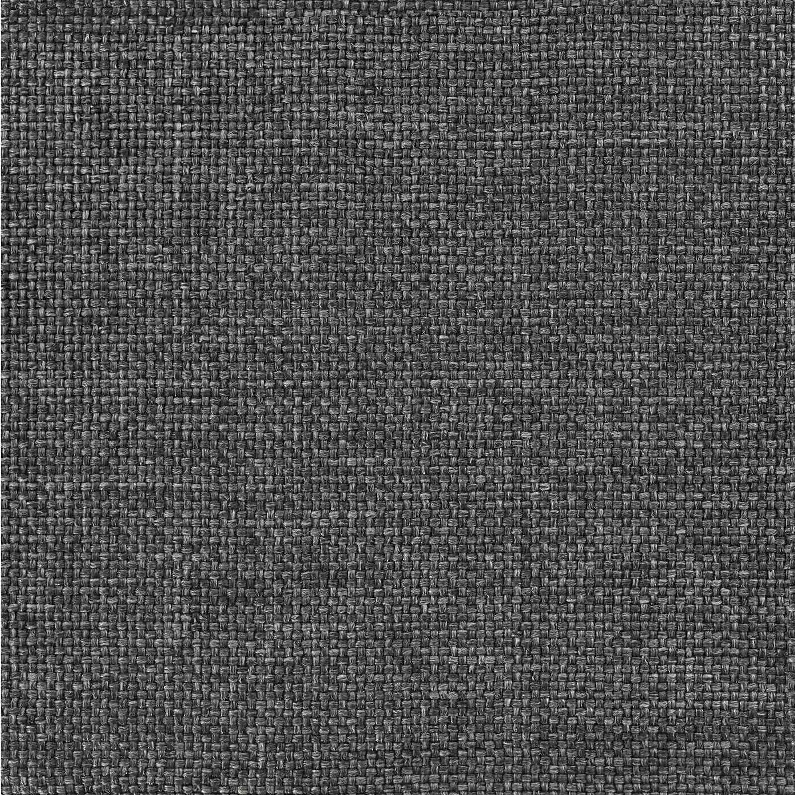 Bettgestell mit gepolstertem Kopfteil Dunkelgrau 135 x 190 cm