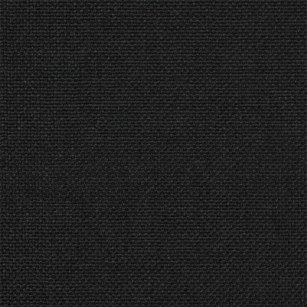 Bettgestell mit gepolstertem Kopfteil Schwarz 135 x 190 cm