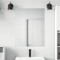 Selbstklebende Spiegel-Folie 90 x 150 cm 2 pcs Silber PET