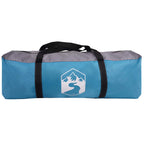 Kuppelzelt mit abnehmbarem Regenfly Blau 12-Personen